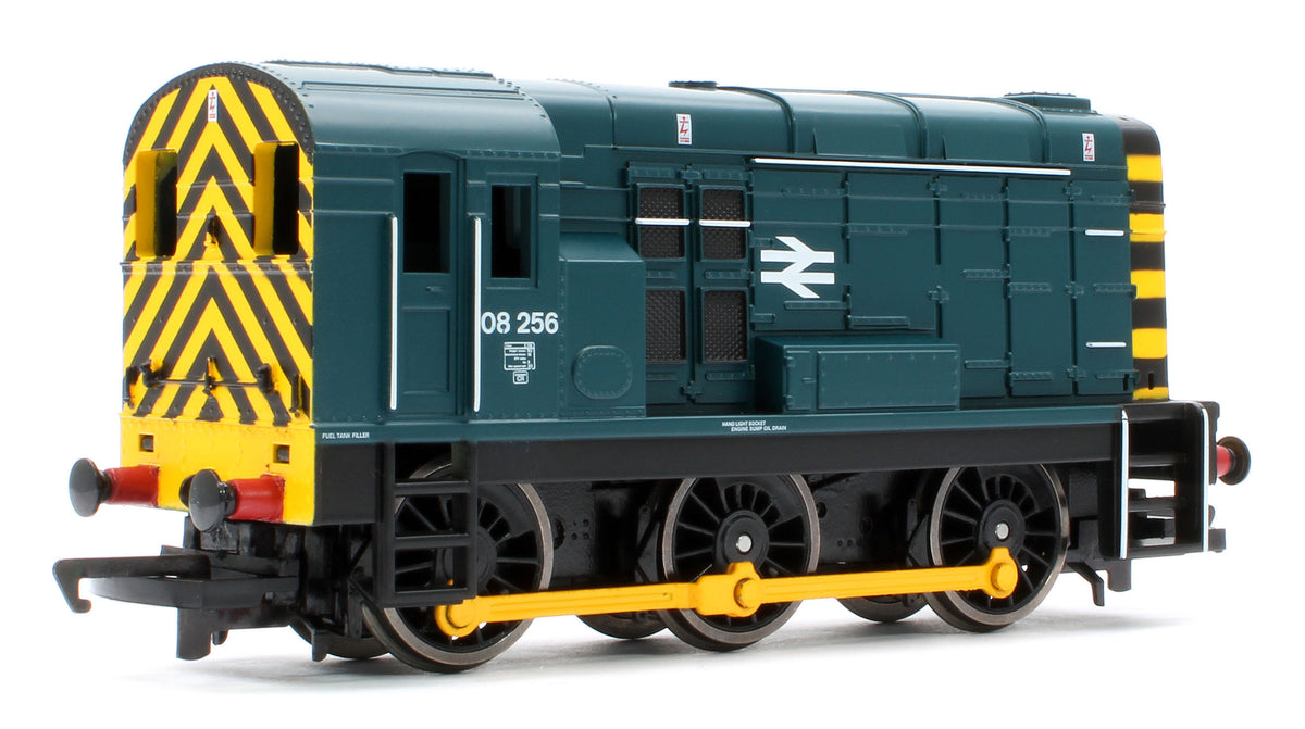 R30546TXS RailRoad Class 08 BR Blue 08256 Diesel Locomotive - DCC Sound