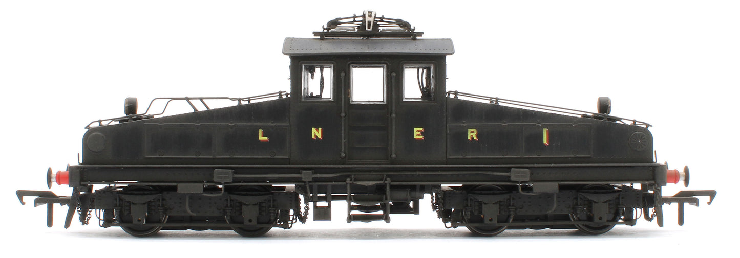 1202W Bespoke Weathered North Eastern Railway ES1 LNER Unlined Black Bo-Bo Electric Locomotive No.1
