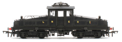 1202W Bespoke Weathered North Eastern Railway ES1 LNER Unlined Black Bo-Bo Electric Locomotive No.1