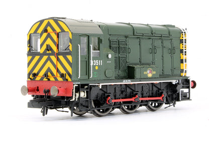 Pre-Owned R3277XS Class 08 'D3511' BR Green Diesel Shunter Locomotive - DCC Sound
