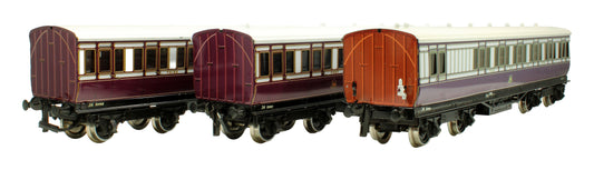 Pre-Owned Set of 3x CR 1st / 3rd Class Coaches