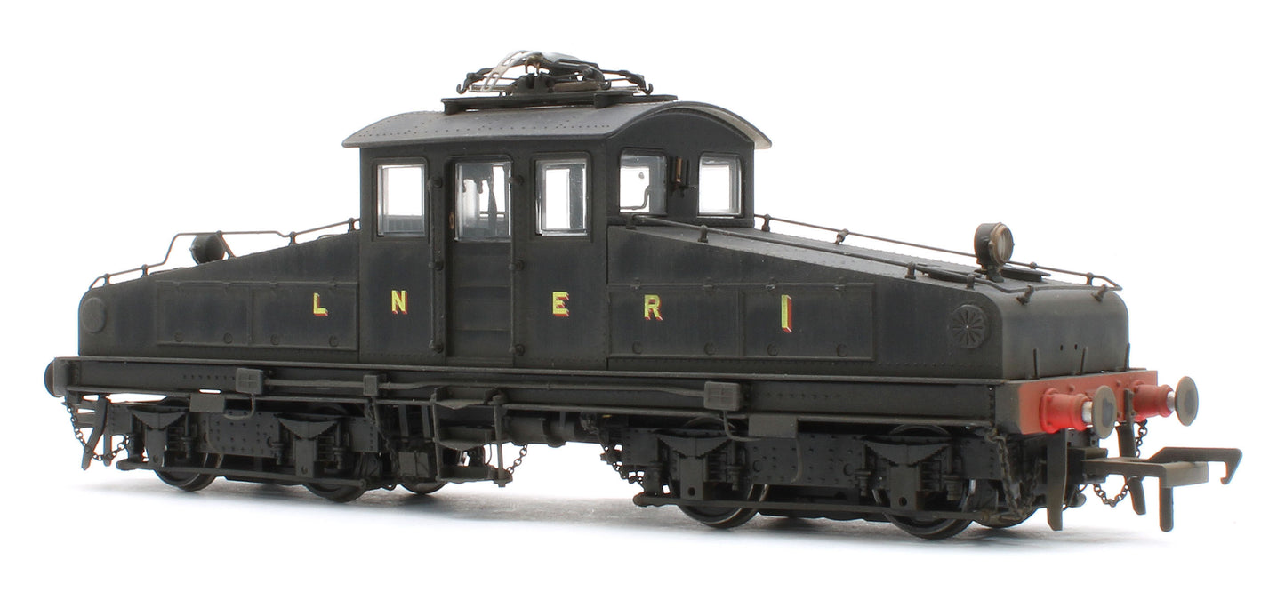 1202W Bespoke Weathered North Eastern Railway ES1 LNER Unlined Black Bo-Bo Electric Locomotive No.1