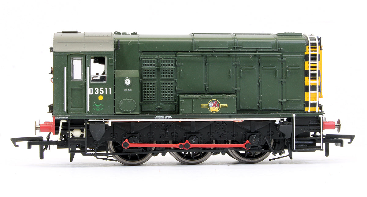 Pre-Owned R3277XS Class 08 'D3511' BR Green Diesel Shunter Locomotive - DCC Sound