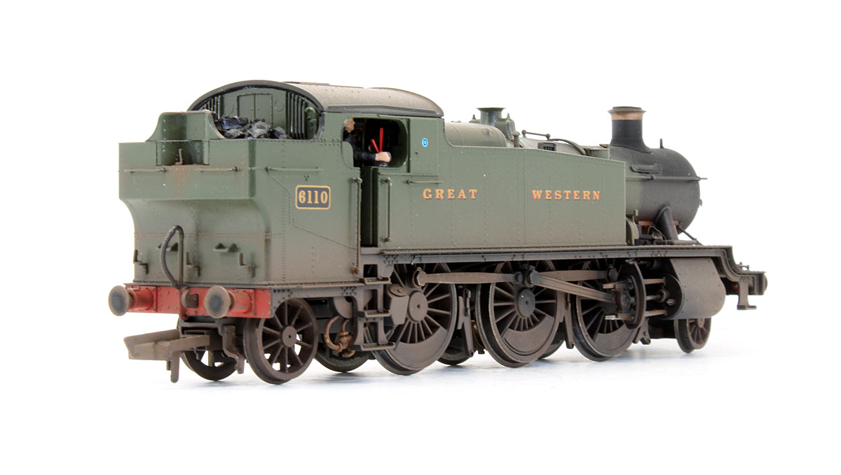Pre-Owned GWR Class 61XX Large Prairie 2-6-2T No.6110 Steam Locomotive - Custom Weathered - DCC Fitted