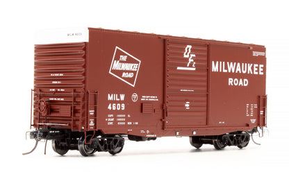 Pre-Owned 18013-01 PS-1 40' Mini-Hy Cube Box Car Milwauke Road "Original 1968 DF2" - Road #4609