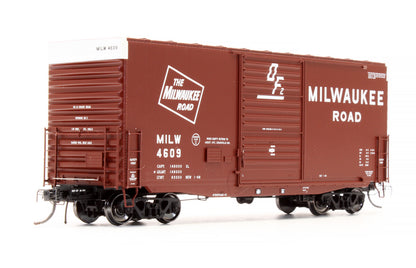 Pre-Owned 18013-01 PS-1 40' Mini-Hy Cube Box Car Milwauke Road "Original 1968 DF2" - Road #4609