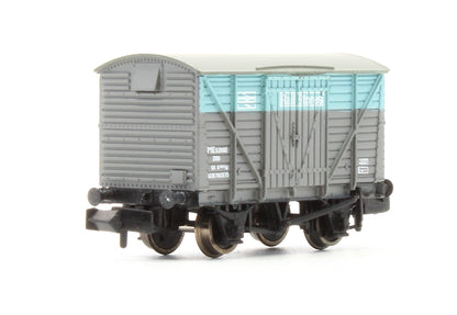 Pre-Owned 12T Ventilated Box Van Planked Sides Rail Stores BR Railfreight Grey / Light Blue