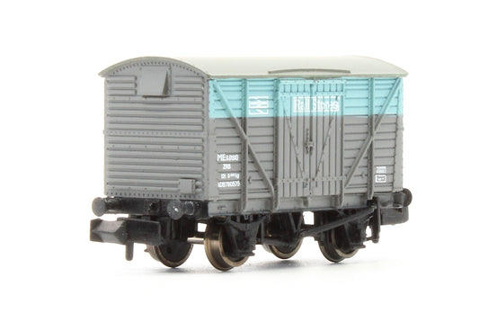 Pre-Owned 12T Ventilated Box Van Planked Sides Rail Stores BR Railfreight Grey / Light Blue