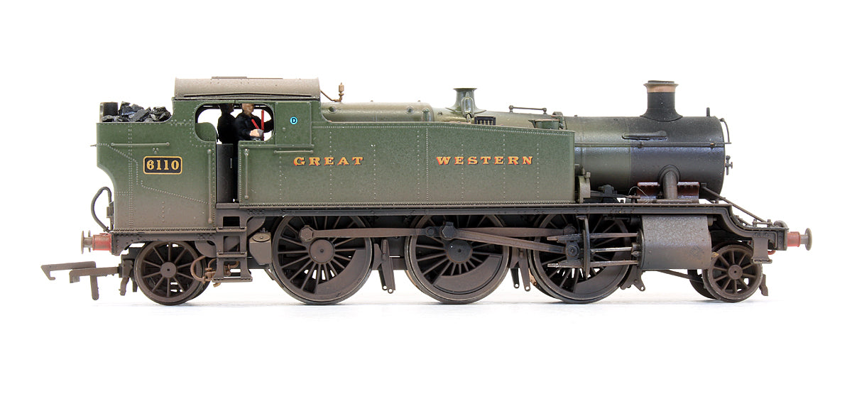 Pre-Owned GWR Class 61XX Large Prairie 2-6-2T No.6110 Steam Locomotive - Custom Weathered - DCC Fitted