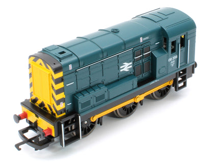 R30546TXS RailRoad Class 08 BR Blue 08256 Diesel Locomotive - DCC Sound