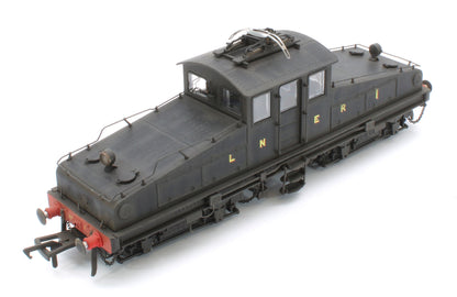 1202W Bespoke Weathered North Eastern Railway ES1 LNER Unlined Black Bo-Bo Electric Locomotive No.1