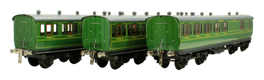 Pre-Owned Set of 3x SR 1st / 3rd Class Coaches