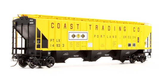 Pre-Owned 11249-01 Pullman Standard PS4750 Covered Hopper PTLX "Coast Trading - Portland OR" - Road #14933