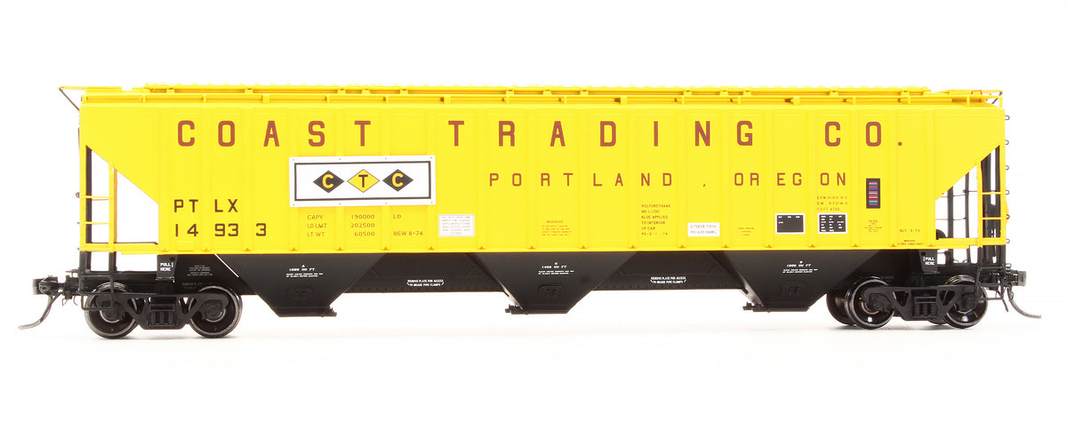 Pre-Owned 11249-01 Pullman Standard PS4750 Covered Hopper PTLX "Coast Trading - Portland OR" - Road #14933