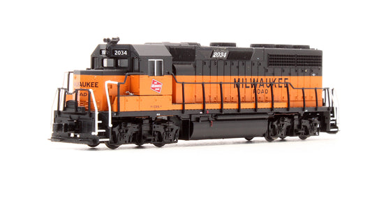 Pre-Owned 48539 GP40 Diesel Locomotive MIlwaukee Road - Road #2034