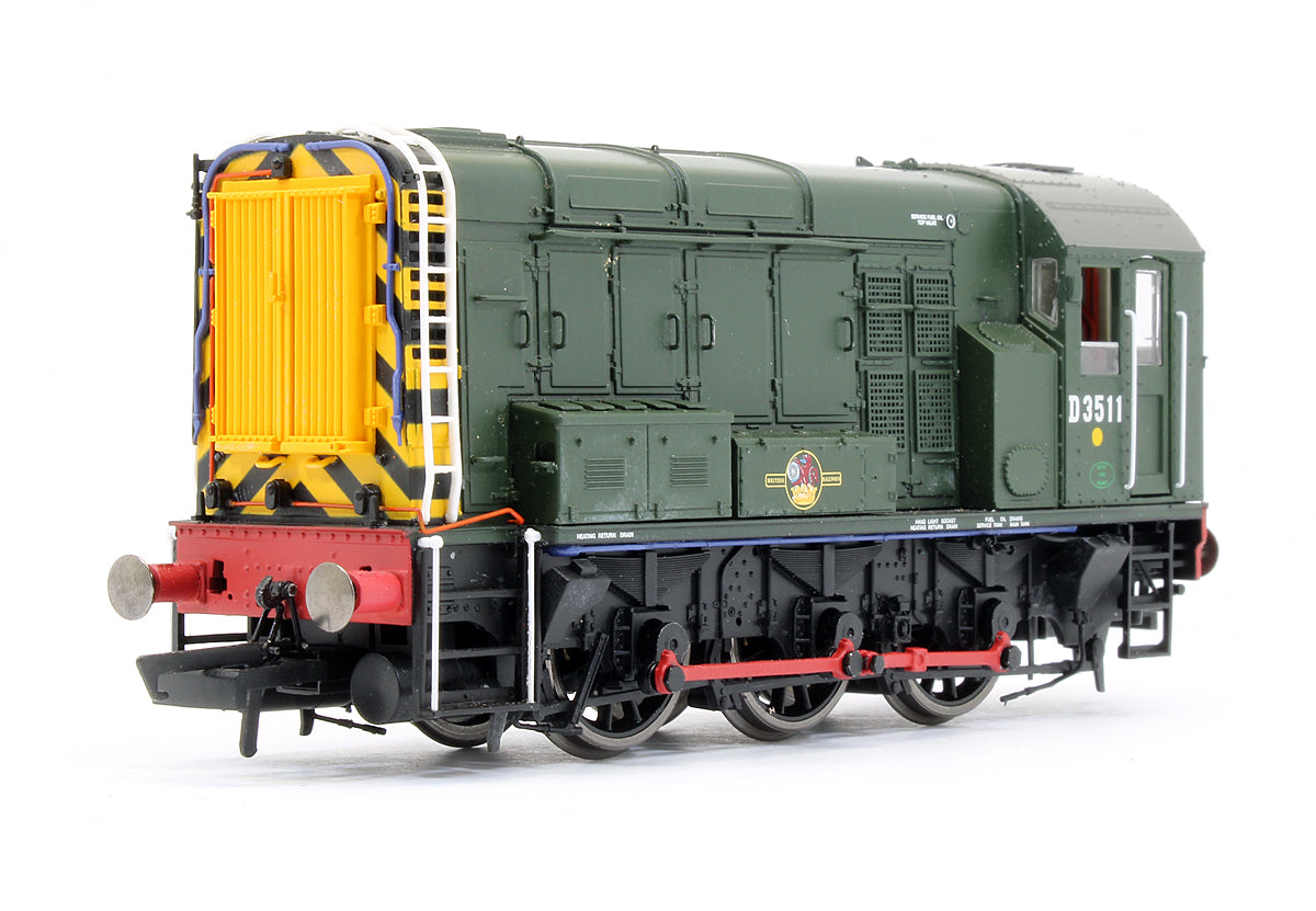 Pre-Owned R3277XS Class 08 'D3511' BR Green Diesel Shunter Locomotive - DCC Sound