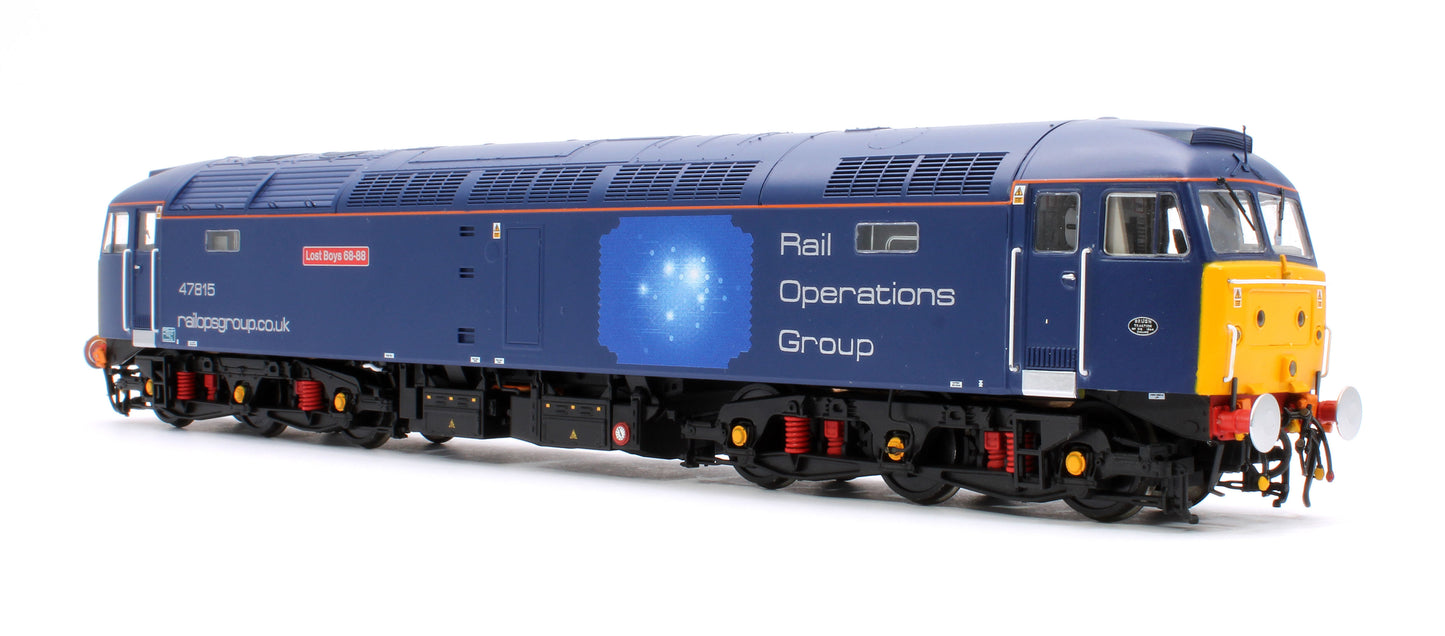 Class 47 815 'Lost Boys 68-88' Rail Operations Group Diesel Locomotive - DCC Sound