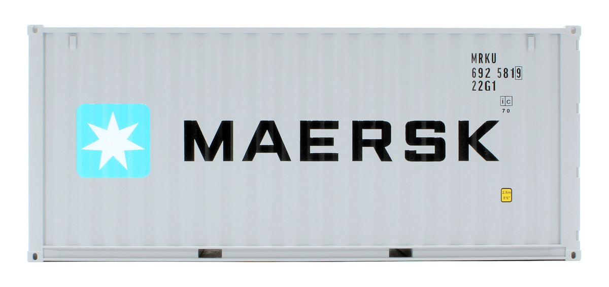 7F-028-001 20ft Container Maersk MRKU 692581 9 22G1
