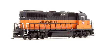 Pre-Owned 48539 GP40 Diesel Locomotive MIlwaukee Road - Road #2034
