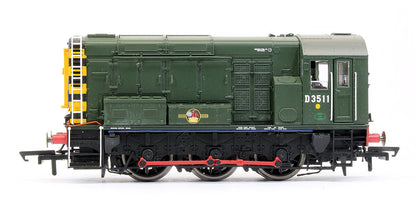 Pre-Owned R3277XS Class 08 'D3511' BR Green Diesel Shunter Locomotive - DCC Sound