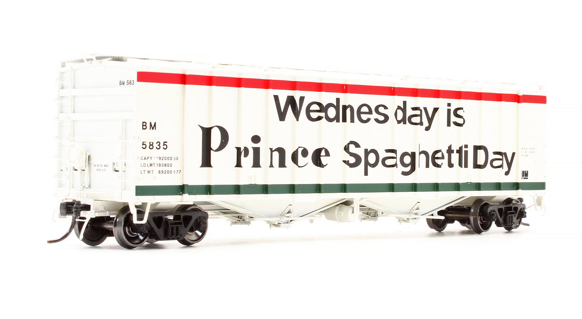 Pre-Owned 16039-01 General American 4180 Airslide Covered Hopper B&M "Prince Spag 1984" - Road #5835