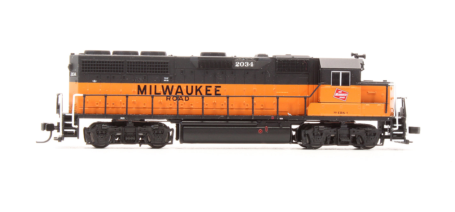 Pre-Owned 48539 GP40 Diesel Locomotive MIlwaukee Road - Road #2034