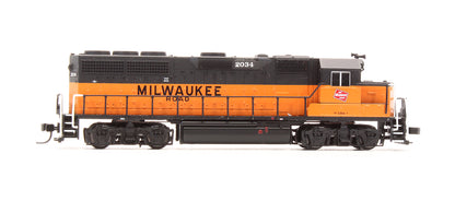 Pre-Owned 48539 GP40 Diesel Locomotive MIlwaukee Road - Road #2034
