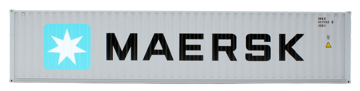 7F-028-201 40ft Container Maersk MRKU 017592 8 42G1