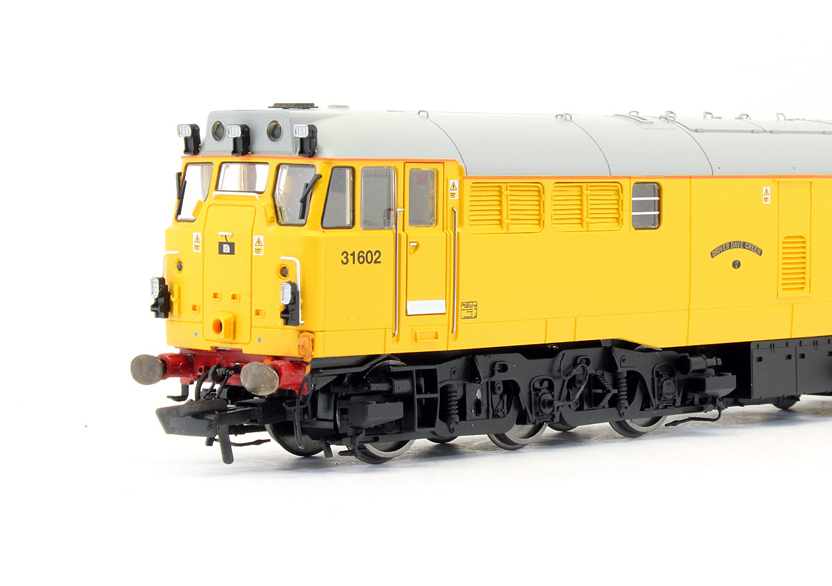 Pre-Owned Class 31 602 'Driver Dave Green' Network Rail Yellow A1A-A1A Diesel Locomotive - DCC Sound