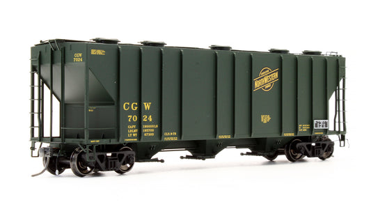 Pre-Owned 10513-03 PS4000 Covered Hopper CGW "CNW Clinton Repaint" - Road #7024