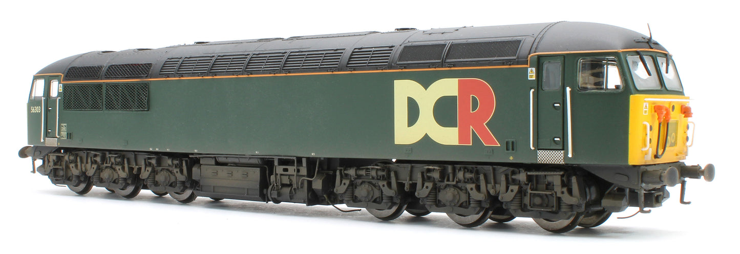 R3660 Bespoke Class 56303 DCR Green Diesel Locomotive - Weathered & Sound Fitted