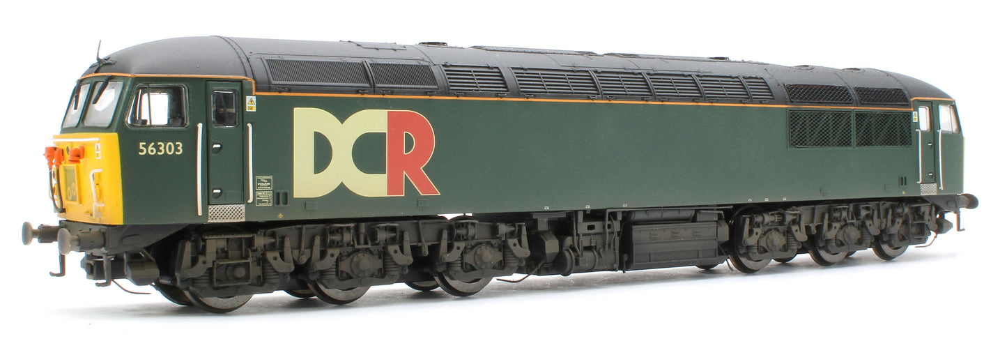 R3660 Bespoke Class 56303 DCR Green Diesel Locomotive - Weathered & Sound Fitted