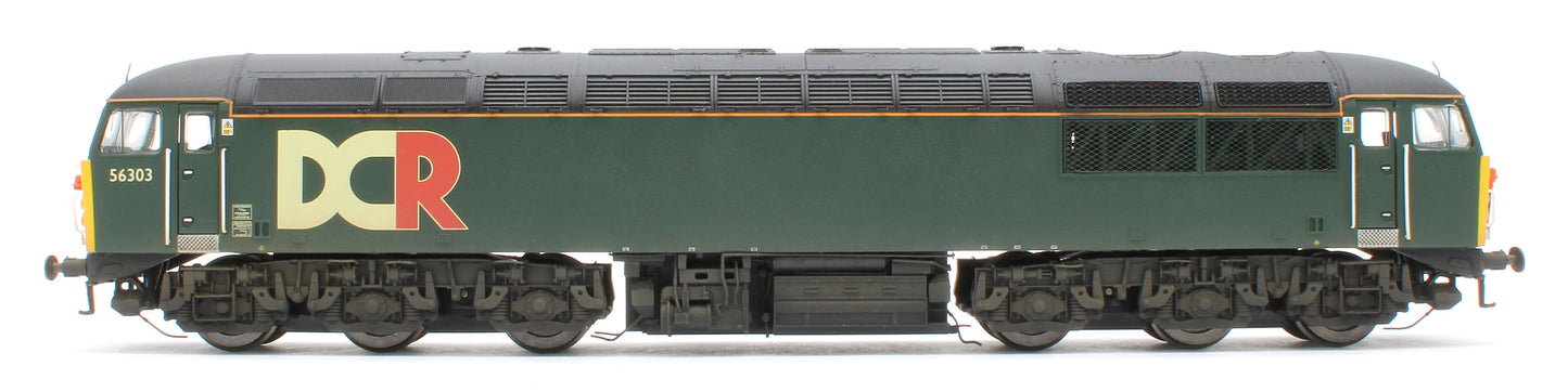 R3660 Bespoke Class 56303 DCR Green Diesel Locomotive - Weathered & Sound Fitted