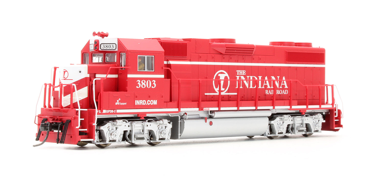 Pre-Owned GP38-2 Diesel Locomotive Indiana Railroad - Road #3803 - DCC Sound