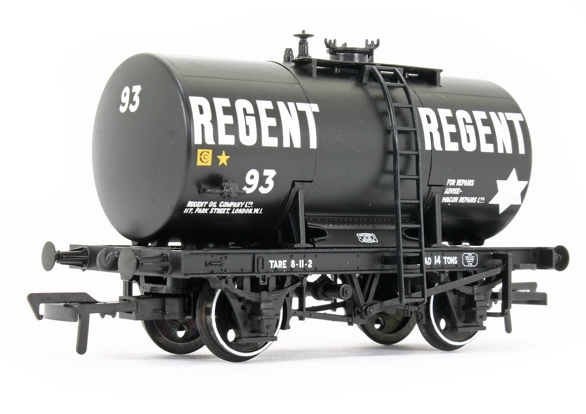 Pre-Owned 14T Class B Anchor-Mounted Tank Wagon 'Regent Oil' Black No.93