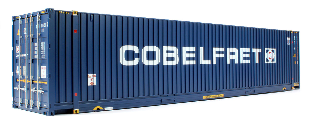 7F-028-601 45ft High Cube Container Cobelfret CLDU 960451 8 LEG1