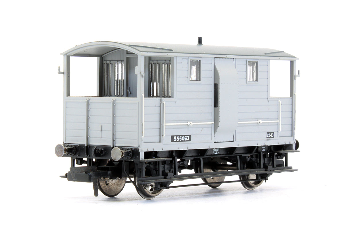 Pre-Owned R6915B BR Grey (Ex-LSWR) 20T Brake Van '55063'