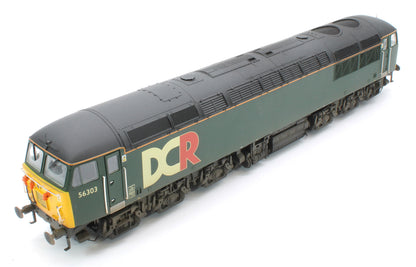 R3660 Bespoke Class 56303 DCR Green Diesel Locomotive - Weathered & Sound Fitted