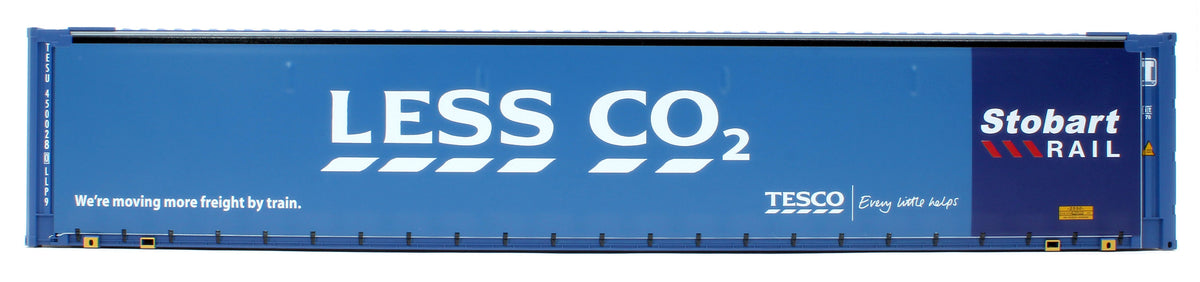 7F-028-801 45ft Curtain Side Container Tesco less CO2 TESU 450028 0 LLP9