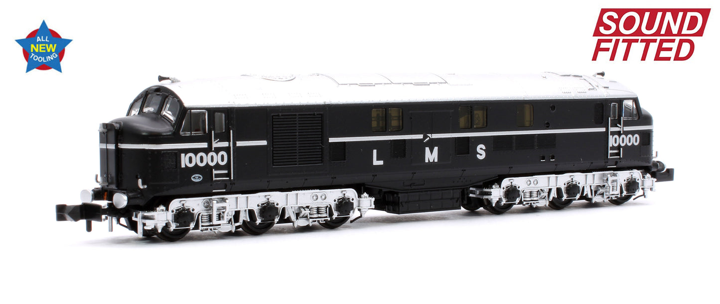 Pre-Owned LMS 10000 LMS Black & Silver Diesel Locomotive - DCC Sound