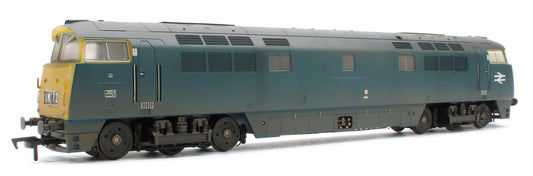 4D-003-020D Bespoke Weathered Class 52 Western Trooper BR Blue Full Yellow Ends D1033 Diesel Locomotive - DCC Fitted