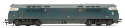 4D-003-020D Bespoke Weathered Class 52 Western Trooper BR Blue Full Yellow Ends D1033 Diesel Locomotive - DCC Fitted