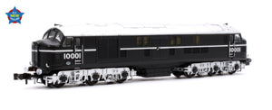 LMS 10001 Black & Silver Diesel Locomotive