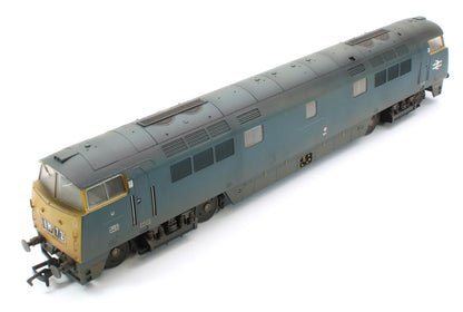 4D-003-020D Bespoke Weathered Class 52 Western Trooper BR Blue Full Yellow Ends D1033 Diesel Locomotive - DCC Fitted