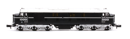 LMS 10001 Black & Silver Diesel Locomotive