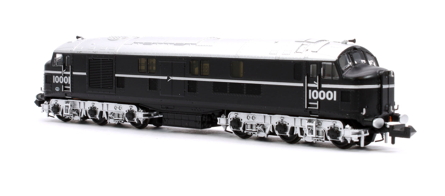 LMS 10001 Black & Silver Diesel Locomotive