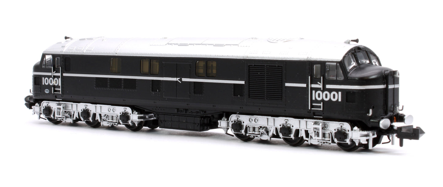 LMS 10001 Black & Silver Diesel Locomotive