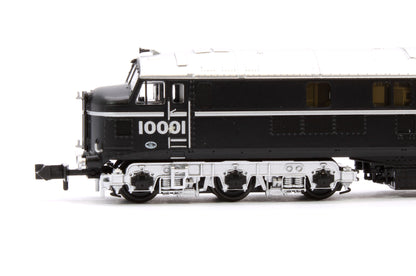 LMS 10001 Black & Silver Diesel Locomotive