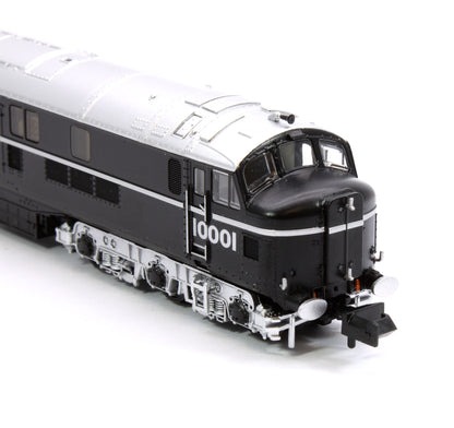 LMS 10001 Black & Silver Diesel Locomotive