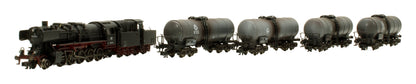 Pre-Owned 84 1969 2-10-0 Class 52 German Federal Railway 052 913-1 Pre-War Steam Locomotive Tanker Train Set